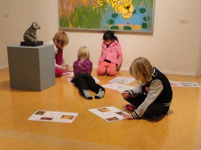 looking, listening and exploring the art works