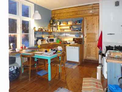 Kitchen in the railway station of Hakivuori