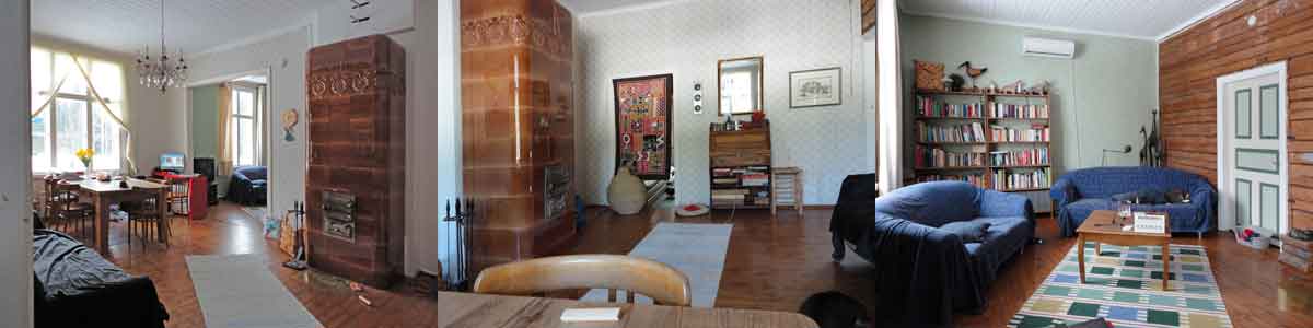 Haukivuori railway station - interior - living room