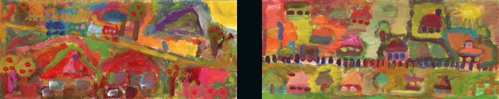 postcards matti and lyydia haukivuori school 1st class