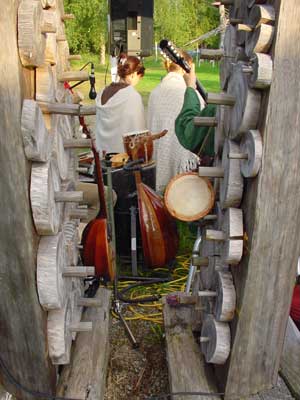 The instruments used by the band The Ancient Bear Cult are based on authentic instruments