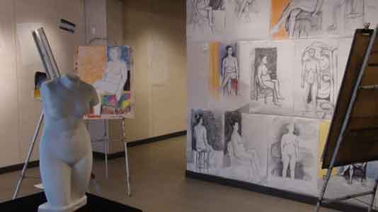 exhibition at Savonlinnan Taidelukio