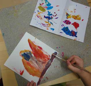 the first layer of a painting