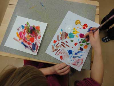 the first layer of a painting