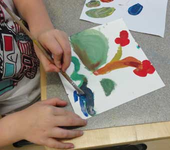 the first layer of a painting