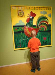 looking, listening and exploring the art works