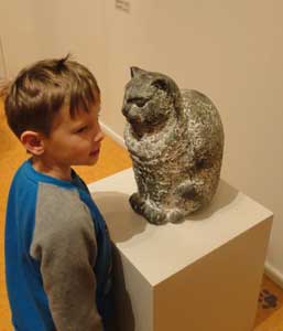 looking, listening and exploring the art works