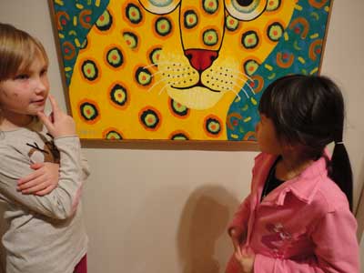 looking, listening and exploring the art works