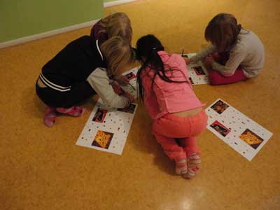 looking, listening and exploring the art works