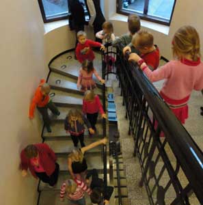 looking, listening and exploring the art works