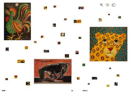 after introduction children were following the guide of the tracks