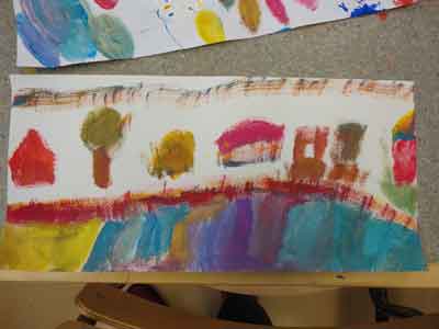 class 1 Haukivuori painting about the Savo-rail