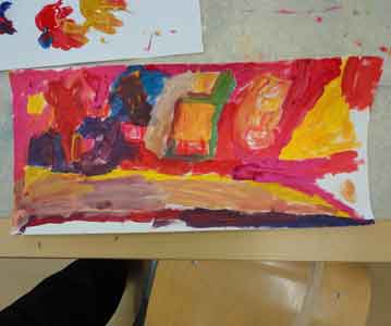 class 1 Haukivuori painting about the Savo-rail