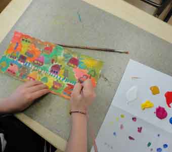 class 1 Haukivuori painting about the Savo-rail