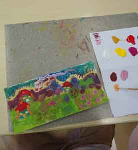 class 1 Haukivuori painting about the Savo-rail