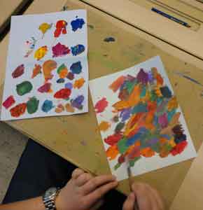 painting about the map of my environment