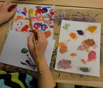 painting about the map of my environment