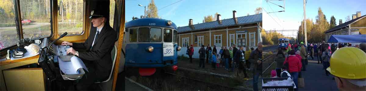 impressions of the event at Haukivuori station