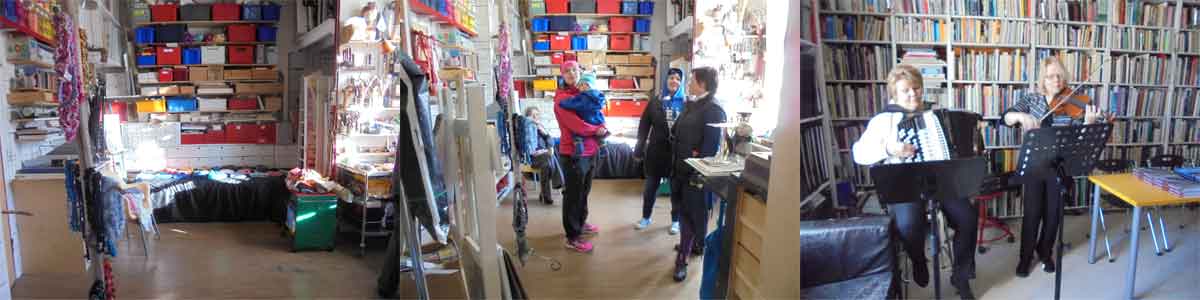 activities inside the building