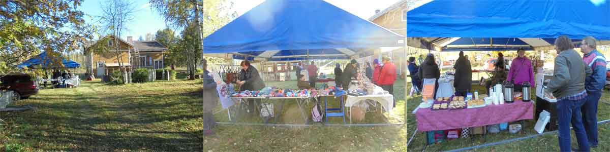 activities around the railway station in Hiirola