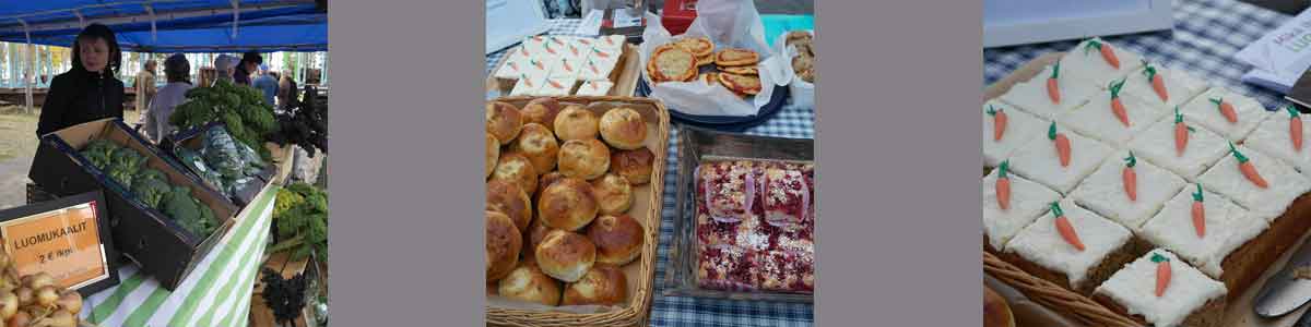 organic market at Haukivuori