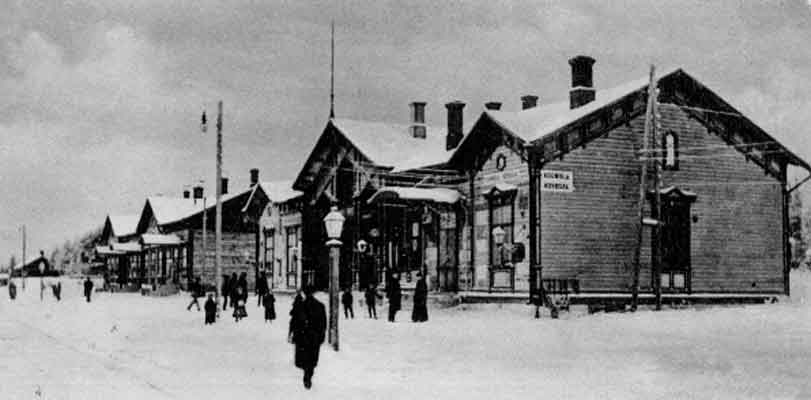 railway station kouvola 1902