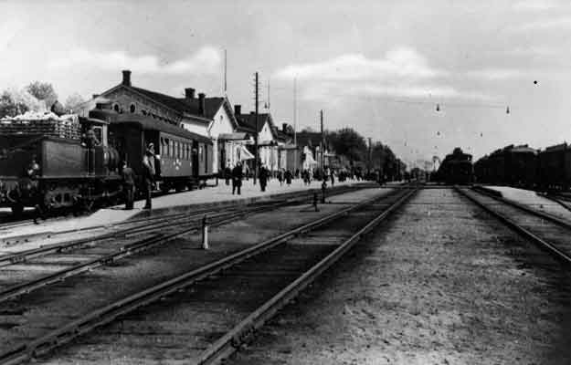 railway station kouvola 1937