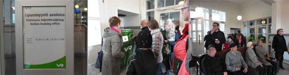 protest against closing Haukivuori stop