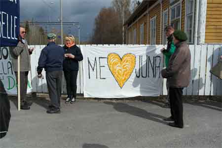 action in Haukivuori - keep the station open