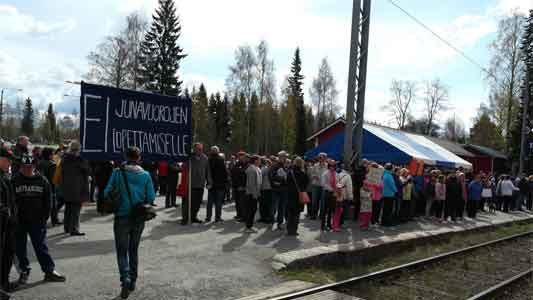 action in Haukivuori - keep the station open